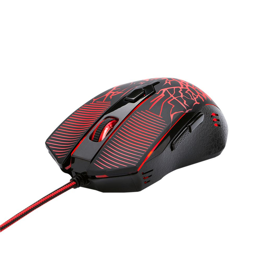 Redragon M608 Inquisitor Basic Gaming Mouse | 3200 DPI · Pixart 3168 | 4 On-The-Fly DPI Levels | 6 Buttons · 5 Programma