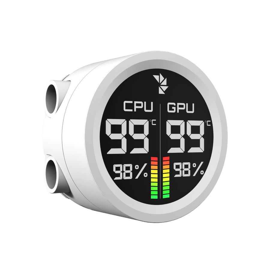 AeroCool Abyss L360R Digi 360mm ARGB Liquid CPU Cooler | Digital Temperature Display | 3x 120mm PWM · 660-1800 RPM · 81.