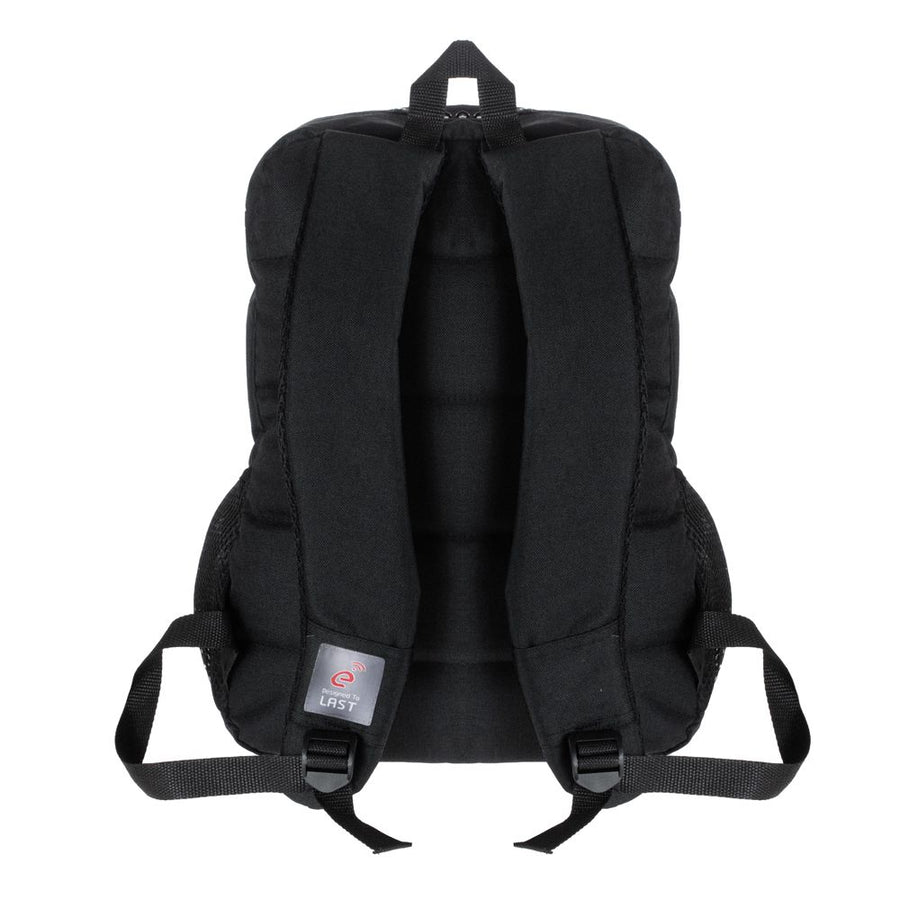 E-train BG02B Laptop Backpack | Fits laptops up to 15.6″ | Waterproof nylon · Padded laptop compartment with safety stra