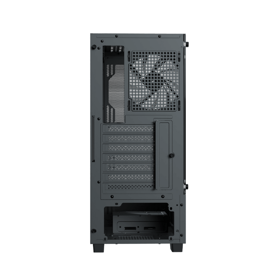 AeroCool B508A Flow Mid-Tower PC Case + LUX 550W 80 PLUS Bronze PSU | ATX · Micro-ATX · Mini-ITX | Mesh Front · Tempered
