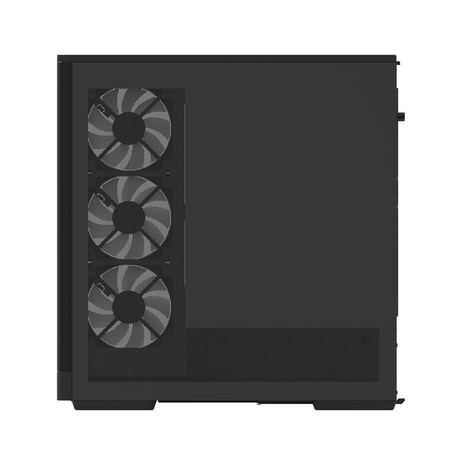 AeroCool P500A Mid-Tower PC Case | ATX · Micro-ATX · Mini-ITX · BTF Reverse-Connector Ready | 4 × 120mm ARGB PWM Fans | 