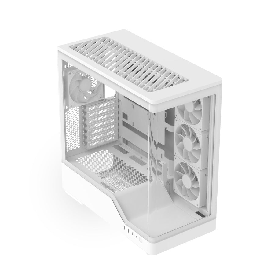 AeroCool P500A Mid-Tower PC Case | ATX · Micro-ATX · Mini-ITX · BTF Reverse-Connector Ready | 4 × 120mm ARGB PWM Fans | 