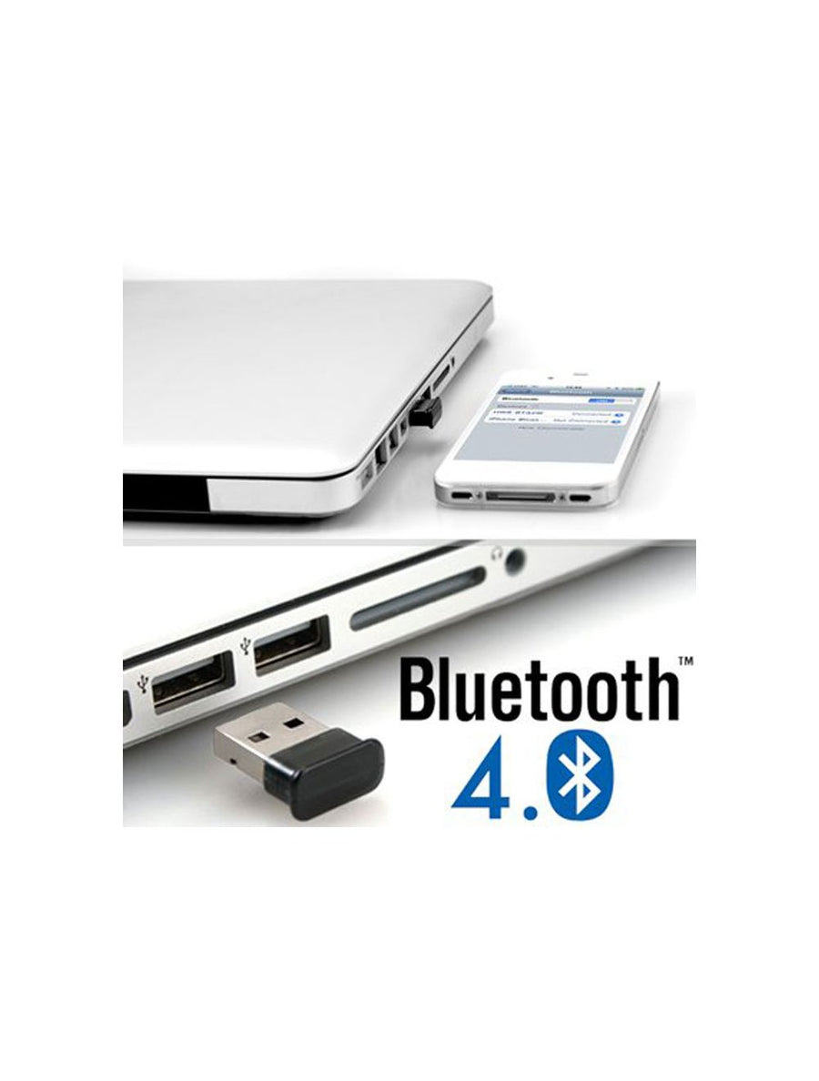 L'AVVENTO CV304 USB Bluetooth Dongle | USB 2.0 Plug-and-Play | Multi-Device Pairing · Audio Transfer | Black
