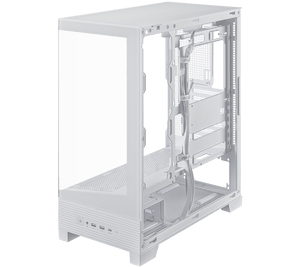 ASUS A31 PLUS Mid-Tower PC Case | ATX · Micro-ATX · Mini-ITX · BTF Ready | 4 × 120mm ARGB Fans | 360mm Radiator · 380mm GPU · 165mm Cooler | Tempered Glass Front & Side | Black