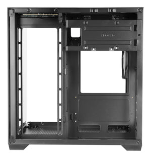 Mars Gaming MC-VIEW2 PC Case | Micro-ATX | Tempered Glass | ARGB Fans
