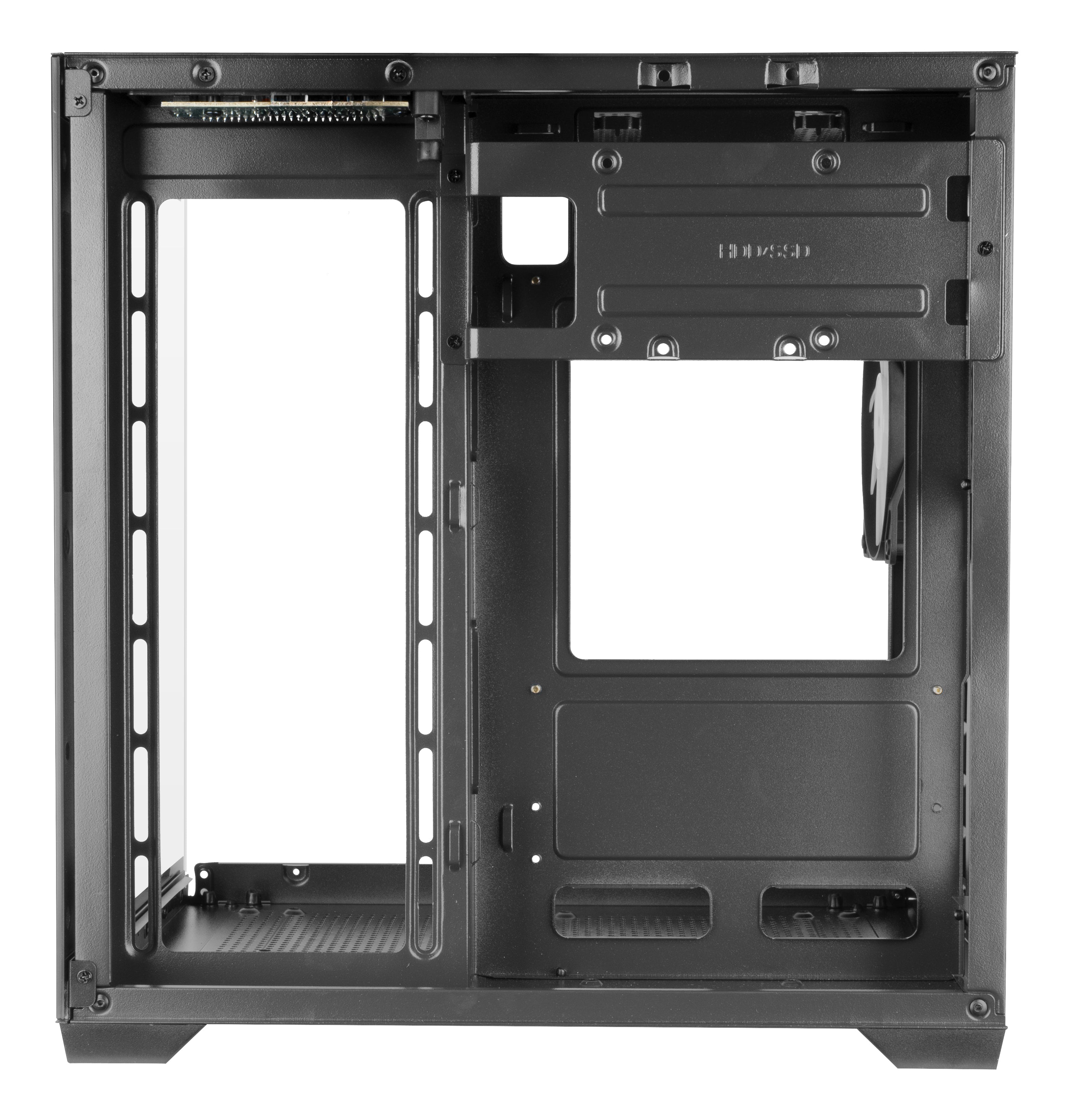 Mars Gaming MC-VIEW2 PC Case | Micro-ATX | Tempered Glass | ARGB Fans