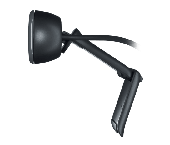Logitech C270 HD Webcam | 720p HD Video at 30fps | 55° Diagonal Field of View | Fixed Focus | RightLight 2 Auto Light Co