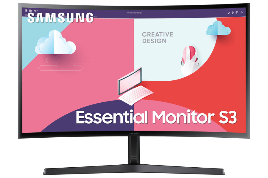 Samsung 27-Inch Curved Monitor | Full HD | 75Hz | VA 1800R | FreeSync