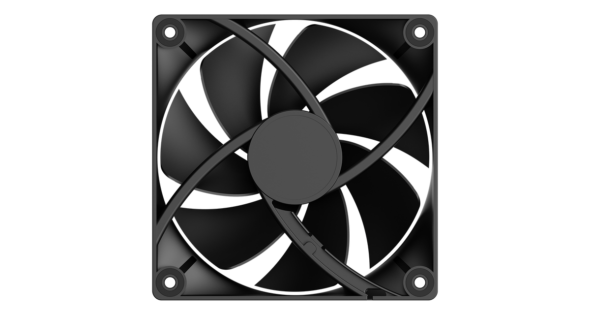Ocypus Delta F12 BK 3-in-1 Case Fan | 120mm · 3-Pack | PWM 500-2000 RPM · 73 CFM | 4.3 mmH2O · ≤29 dBA · Hydraulic Bearing | Black