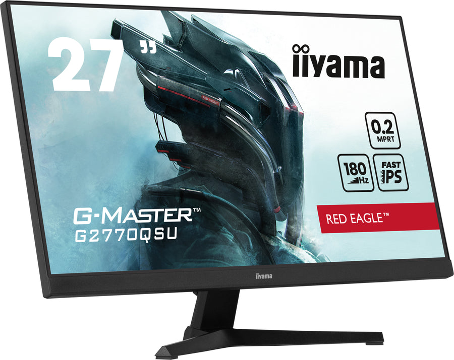 iiyama Red Eagle G-Master G2770QSU-B6 | 27" Gaming Monitor | QHD | 180Hz | Fast IPS | FreeSync