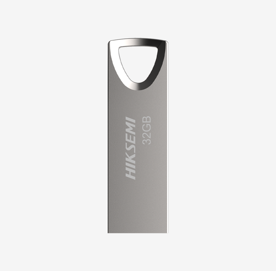 HIKSEMI M200 Classic 16GB USB Flash Drive | USB 2.0 | Metal Housing · 38 × 12 × 4.5 mm · 8 g | 5-Year Warranty | Silver