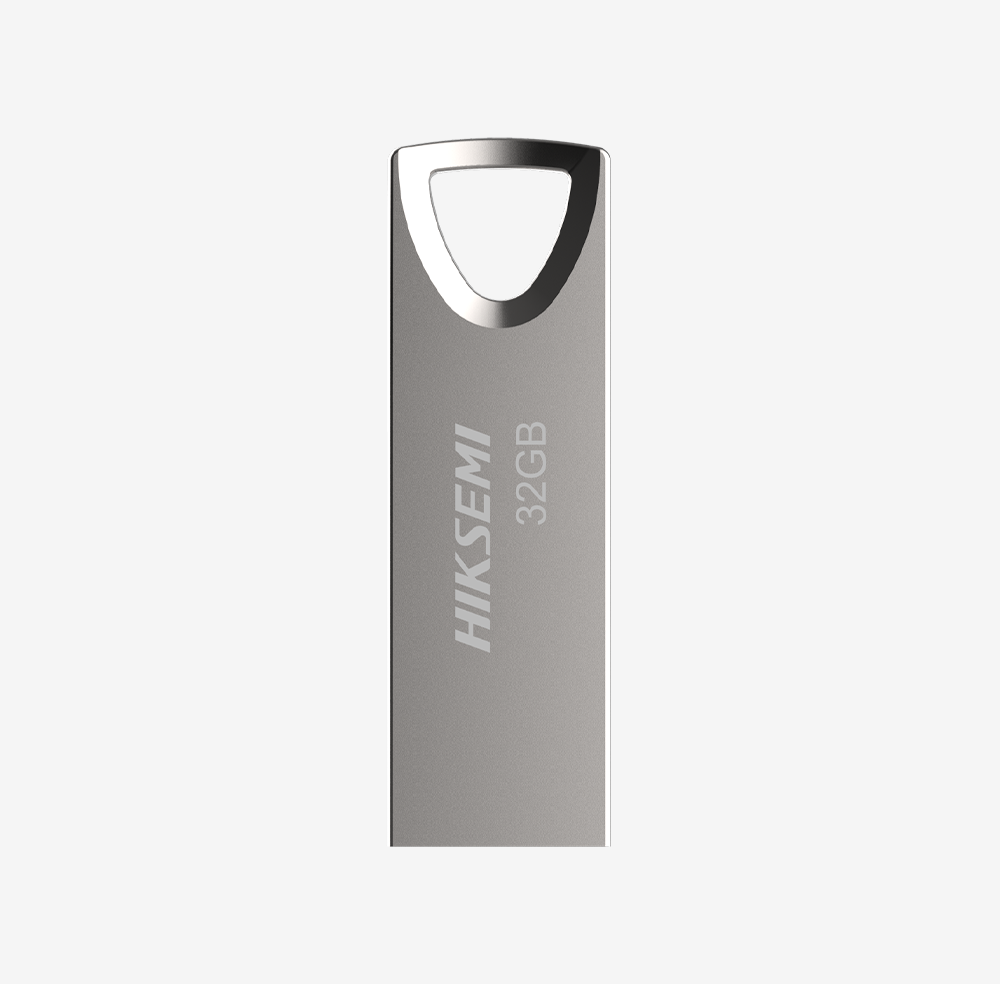 HIKSEMI M200 Classic 64GB USB Flash Drive | USB 2.0 | Metal Housing · 38 × 12 × 4.5 mm · 8 g | 5-Year Warranty | Silver
