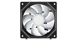 Ocypus Gamma F12 UNI BK ARGB 3-in-1 Case Fan | 120mm · 3-Pack · Cable-Free Interlocking | PWM 800-1800 RPM · 53 CFM | 1.65 mmH2O · ≤31 dBA | Black