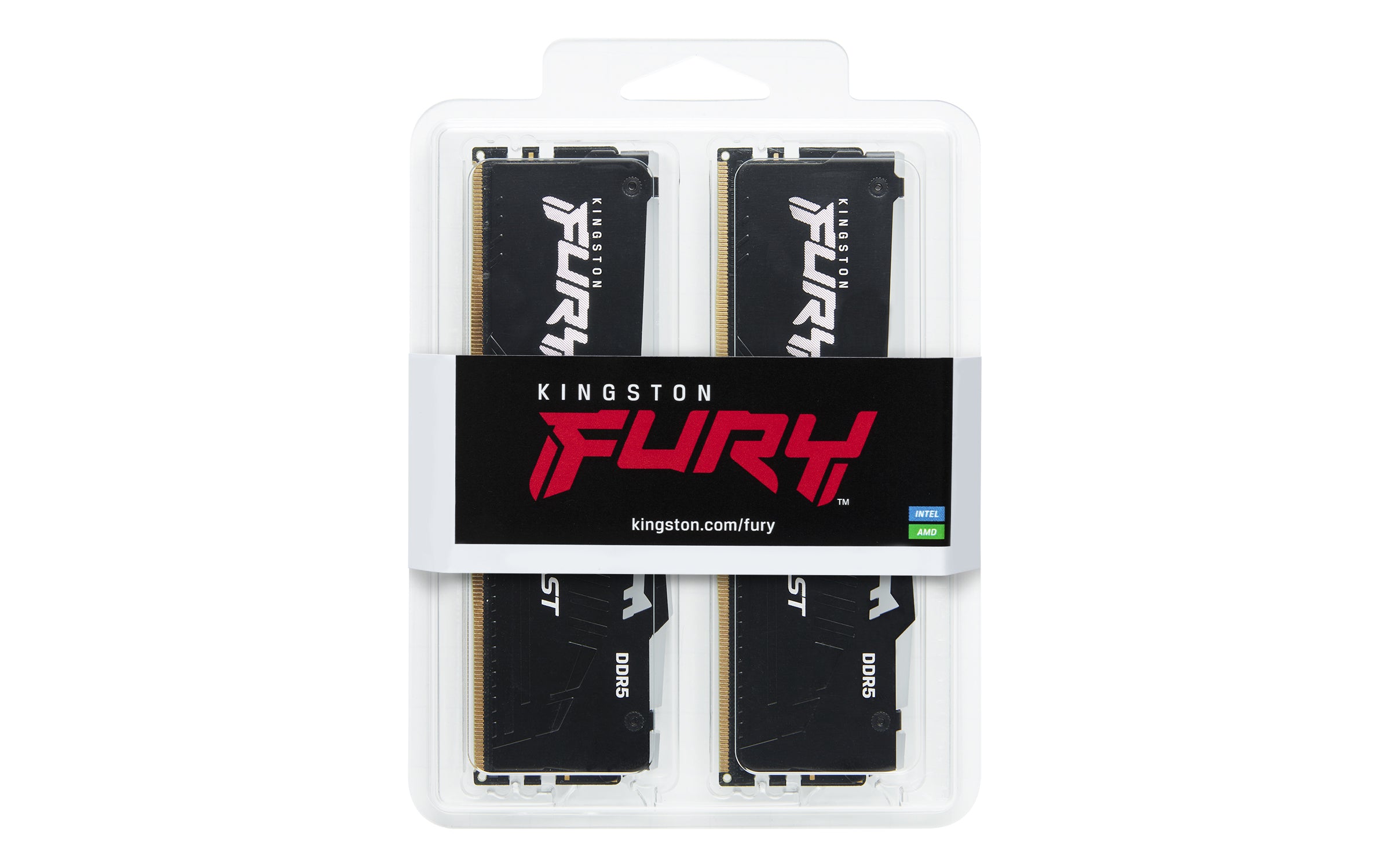 Kingston FURY Beast Schwarz RGB 16GB) PC Case | ARGB Fans | Black