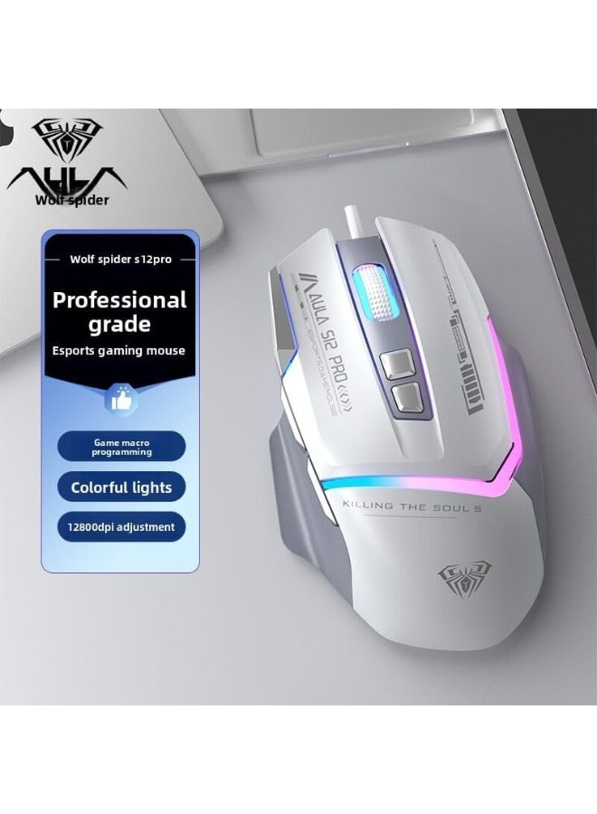 AULA SC101 Wireless Gaming Mouse | 2.4GHz Wireless · Bluetooth Dual Mode | Rechargeable 500mAh Battery | Ergonomic Right