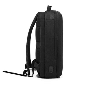 Cougar 8000 Laptop Backpack | Fits Laptops up to 15.6-inch | Water-Resistant Polyester | USB Charging Port | Expandable · Two-Way Handles | Black