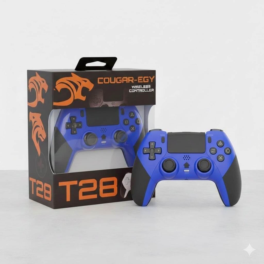 Cougar T28 Wireless Gamepad Controller | Bluetooth Wireless | PlayStation 4 · PC · Mobile | Dual Vibration | Touchpad | 