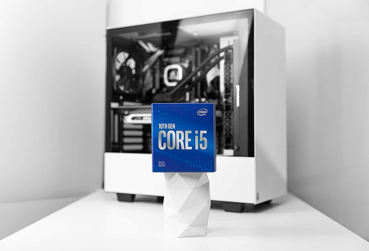 Intel Core i5-10400F Desktop Processor | 6 Cores · 12 Threads | 2.90 GHz Base · Up to 4.30 GHz Turbo | 12 MB Cache · LGA1200 | 65W · No Integrated Graphics | Retail BOX