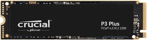 Crucial P3 Plus 1TB M.2 2280 PCIe Gen4 NVMe Internal SSD | 5,000 MB/s Read · 3,600 MB/s Write | Micron 176-Layer 3D NAND