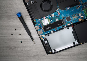 Crucial P3 500GB NVMe SSD | PCIe 3.0 x4 · M.2 2280 | 3,500MB/s read · 1,900MB/s write | Micron 176-layer 3D NAND · 110TBW | 5-year limited warranty