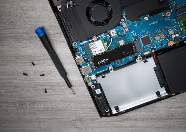 Crucial P3 500GB NVMe SSD | PCIe 3.0 x4 · M.2 2280 | 3,500MB/s read · 1,900MB/s write | Micron 176-layer 3D NAND · 110TBW | 5-year limited warranty