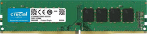 Crucial CB8GU3200 8GB DDR4-3200 Desktop Memory | DDR4 · 8GB (1 x 8GB) | 3200MT/s · PC4-25600 | CL22 · 22-22-22 · 1.2V | 288-Pin UDIMM · Unbuffered Non-ECC