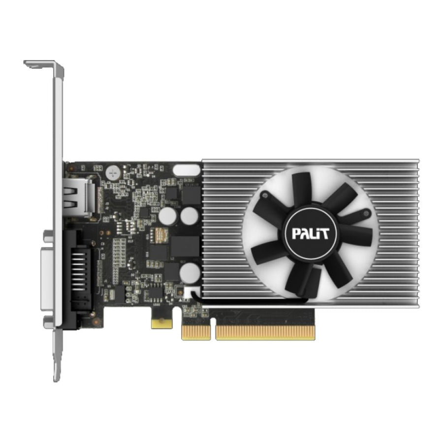 Palit GeForce GT 1030 2GB DDR4 Low Profile Graphics Card | 2GB DDR4 · 64-bit | 384 CUDA Cores · 1379 MHz Boost | PCI Exp