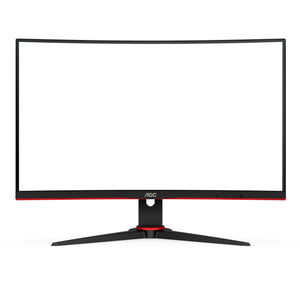 AOC 27-Inch Curved Gaming Monitor | QHD 2560x1440 | 165Hz | Curved | FreeSync Premium | HDMI + DisplayPort | Black | ملاحظة: SPOTS