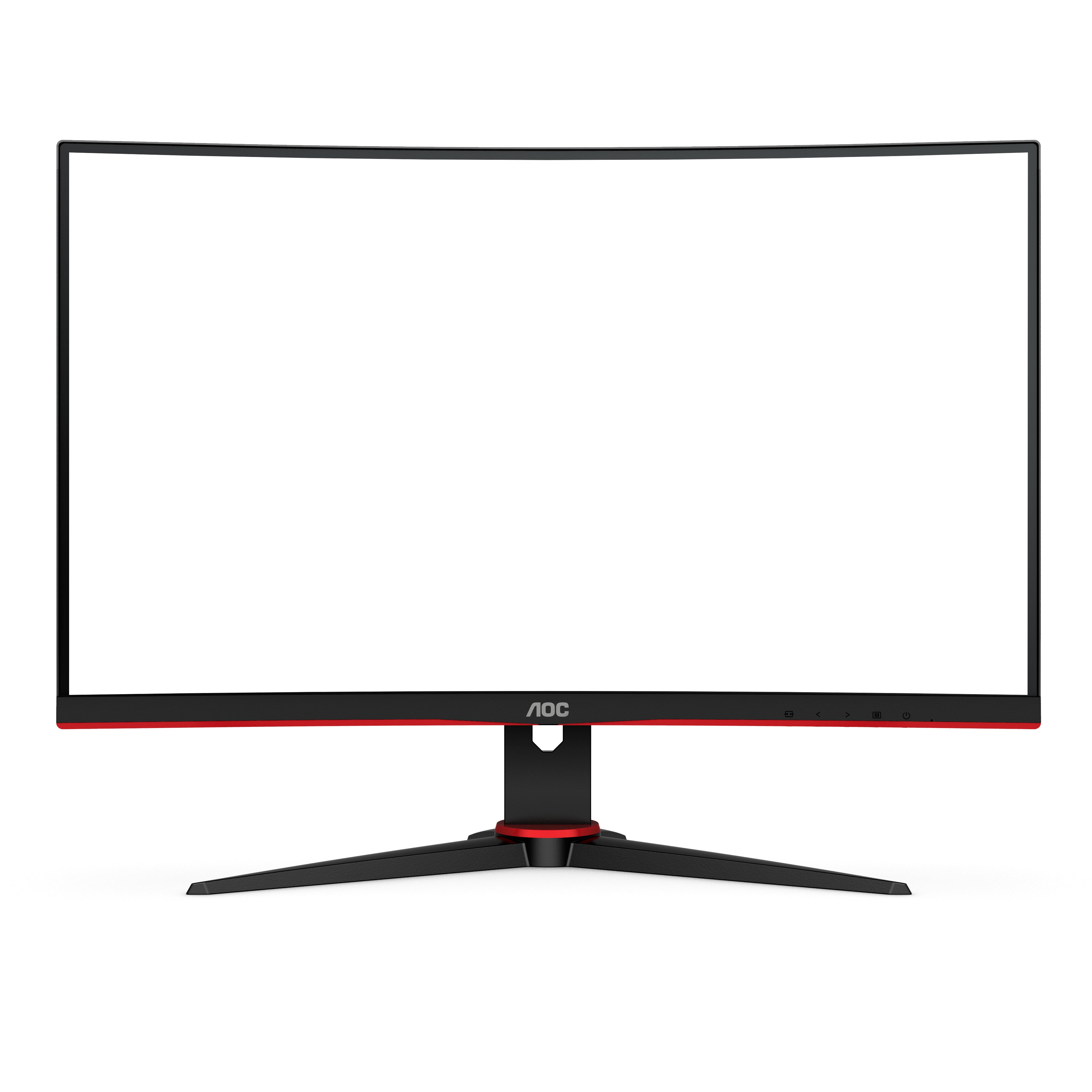AOC 27-Inch Curved Gaming Monitor | QHD 2560x1440 | 165Hz | Curved | FreeSync Premium | HDMI + DisplayPort | Black | ملاحظة: SPOTS