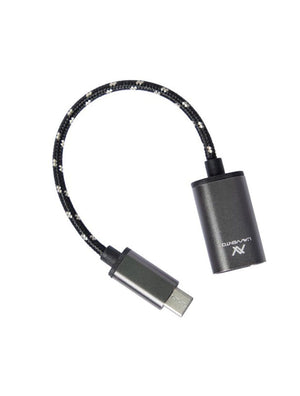 L'avvento DC136 USB OTG Adapter Cable | USB Type-C Male to USB-A Female | 20 cm | Black