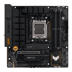 ASUS TUF Gaming B650M-PLUS WiFi | AMD AM5 Micro-ATX Motherboard | DDR5 6400+ | PCIe 5.0 M.2 | Dual M.2 | WiFi 6 | 2.5G LAN | USB 3.2 Gen 2x2 | USB4 Header | For Ryzen 7000/8000/9000 Series