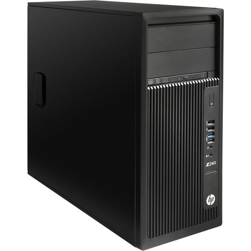 HP Z240 Tower Workstation PC | Intel Core i5 · 6th Gen · Quad-Core | Intel C236 Chipset | 16 GB DDR4 | 500 GB Storage | Intel HD Graphics 530 | Black