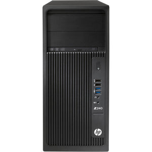 HP Z240 Tower Workstation PC | Intel Core i5 · 6th Gen · Quad-Core | Intel C236 Chipset | 16 GB DDR4 | 500 GB Storage | Intel HD Graphics 530 | Black