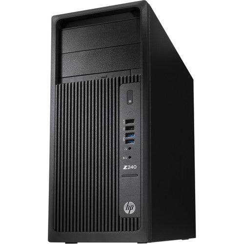 HP Z240 Tower Workstation PC | Intel Core i5 · 6th Gen · Quad-Core | Intel C236 Chipset | 16 GB DDR4 | 500 GB Storage | Intel HD Graphics 530 | Black