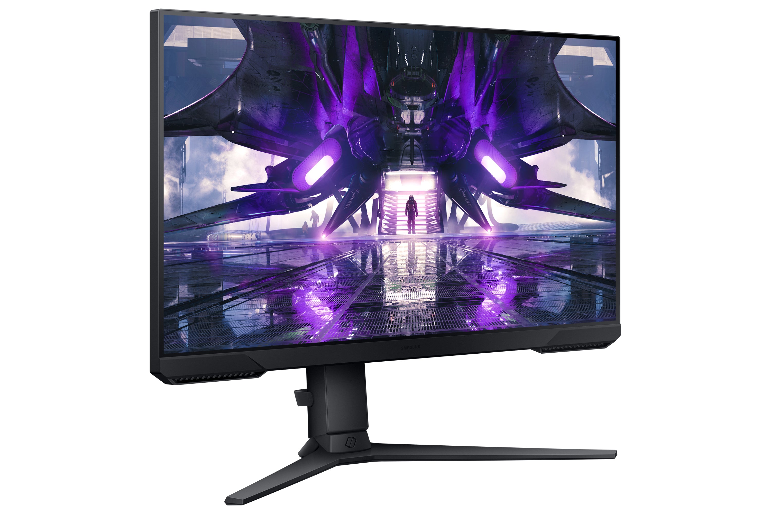 Samsung Odyssey G3 24 24-Inch Gaming Monitor | Full HD 1920x1080 | 165Hz | 1ms | IPS Panel | FreeSync | Black | ملاحظة: بدون قاعدة وريموت