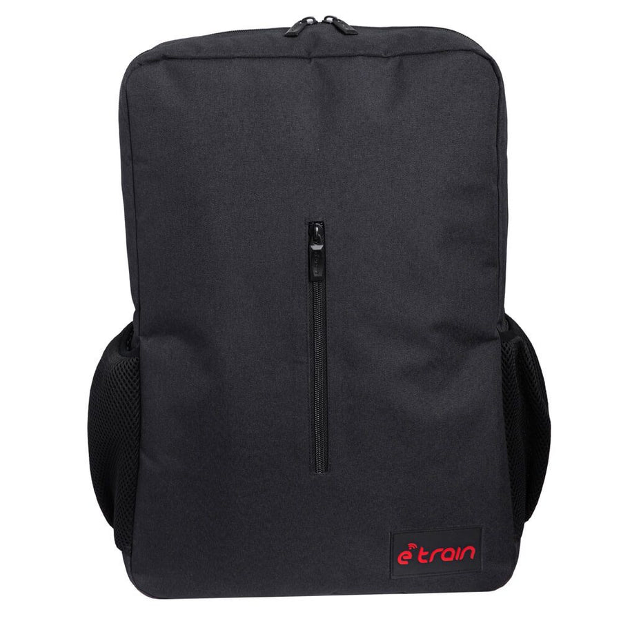 E-train BG90B Laptop Backpack | Fits laptops up to 15.6″ | Waterproof nylon · Padded laptop compartment with safety stra