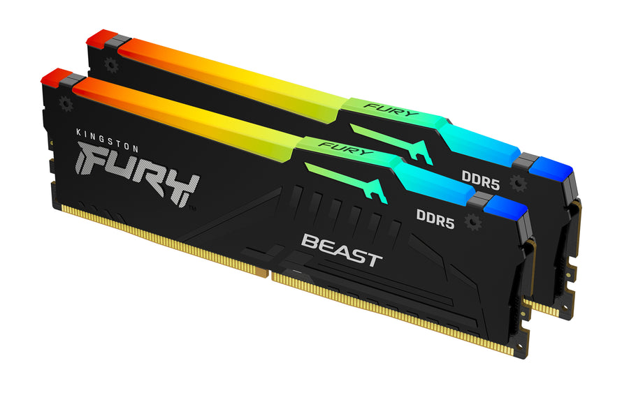 Kingston Fury Beast 16GB DDR5 6000MHz Desktop Memory | Black