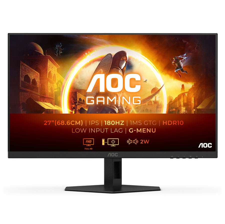 AOC 27G4XED | 27" Gaming Monitor | Full HD | 180Hz | 1ms GtG