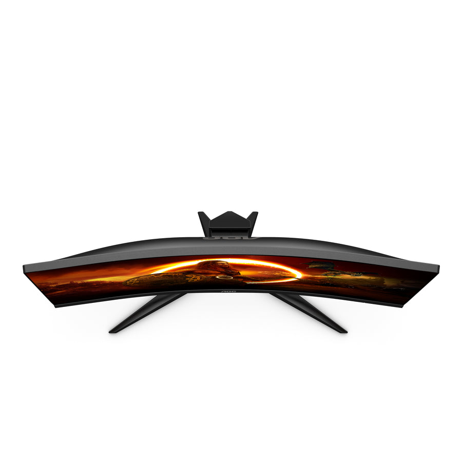 AOC | 27" Curved Gaming Monitor | QHD 2560x1440 | 165Hz | Curved | FreeSync Premium | HDMI + DisplayPort | Black