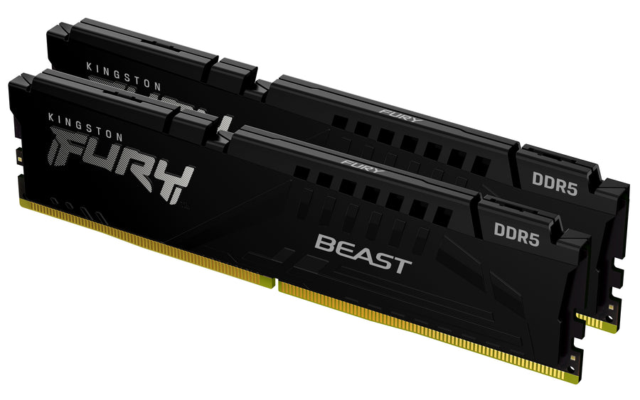 Kingston Fury Beast 64GB (2x32GB) DDR5 6400MHz Desktop Memory | Black