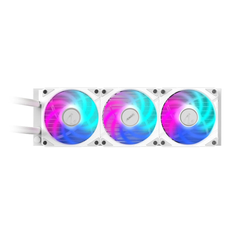 Gigabyte AORUS WATERFORCE II 360 ICE ARGB 360mm AIO Liquid CPU Cooler | 3× 120mm ARGB EZ-Chain · 800-2300 RPM · 64.95 CF