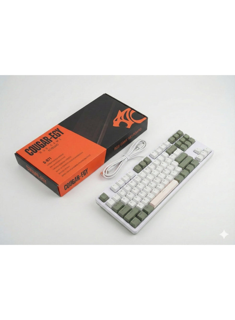 Cougar G-871 Gaming Mechanical Keyboard | TKL · 87 Keys | Wired USB | Mechanical Black Switches | Backlit