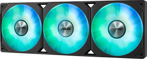 ASUS Prime LC 360 ARGB 360mm AIO Liquid CPU Cooler | 397x120x27mm Radiator | 3x 120mm PWM/DC · 600-2200 RPM · 75.7 CFM · 3.2 mmH2O | 34 dB(A) | LGA1851/1700/1200/115x · AM5/AM4 | Aura Sync ARGB · 6-Year Warranty