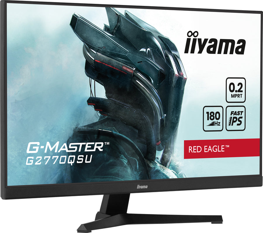 iiyama Red Eagle G-Master G2770QSU-B6 | 27" Gaming Monitor | QHD | 180Hz | Fast IPS | FreeSync