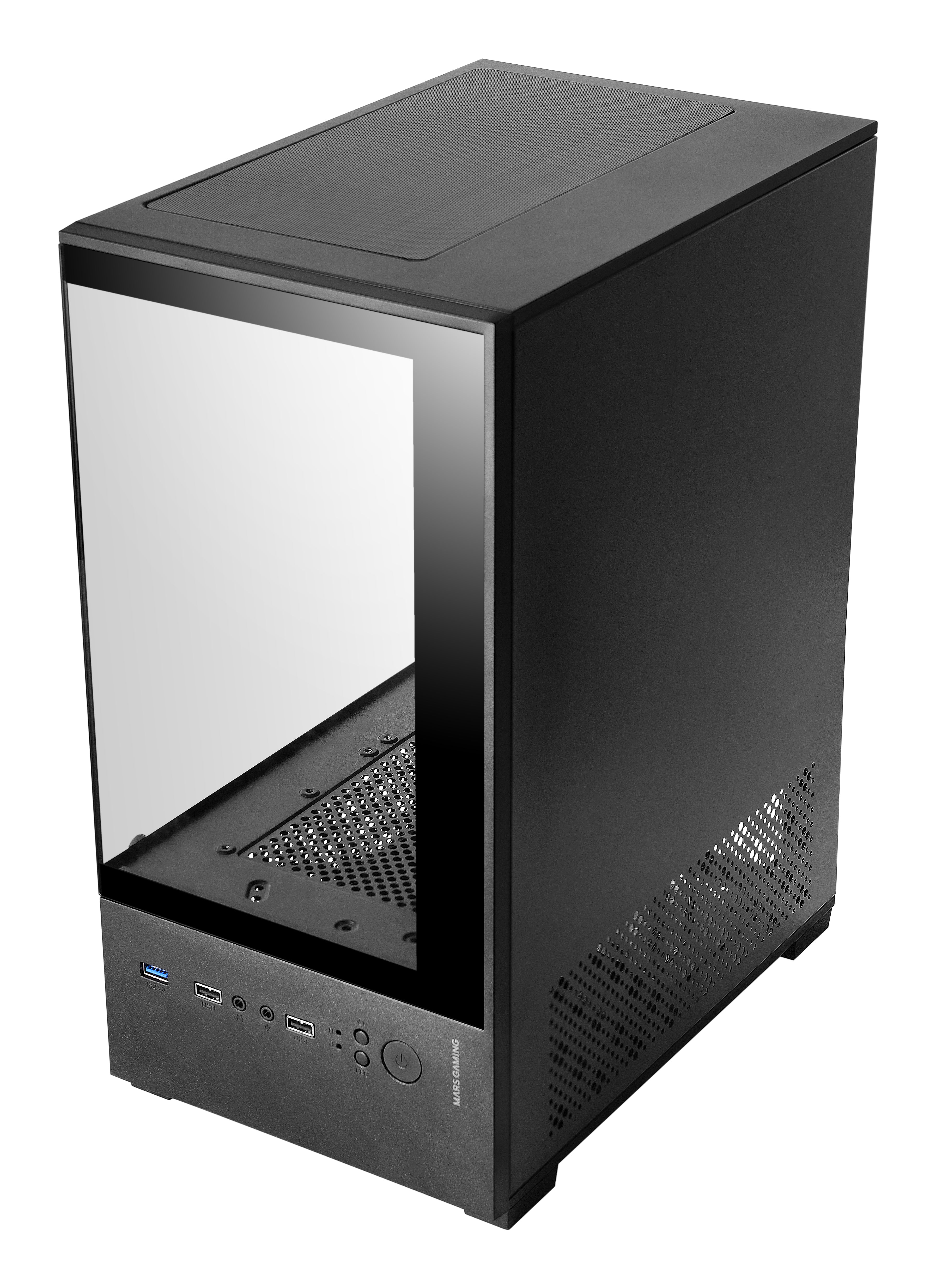 Mars Gaming MC-SE2 PC Case | Micro-ATX | Tempered Glass | ARGB Fans