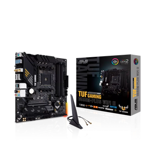 ASUS TUF Gaming B550M-PLUS WiFi II | AMD AM4 Micro-ATX Motherboard | DDR4 4866+ | PCIe 4.0 | Dual M.2 | WiFi 6 | 2.5G LAN | For Ryzen 5000/3000 Series