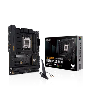 ASUS TUF Gaming B650-PLUS WiFi | AMD AM5 ATX Motherboard | DDR5 | PCIe 5.0 M.2 | 3× M.2 | WiFi 6 | USB 3.2 Gen 2x2 Type-C | For Ryzen 7000/8000/9000