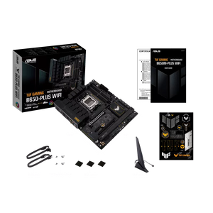 ASUS TUF Gaming B650-PLUS WiFi | AMD AM5 ATX Motherboard | DDR5 | PCIe 5.0 M.2 | 3× M.2 | WiFi 6 | USB 3.2 Gen 2x2 Type-C | For Ryzen 7000/8000/9000