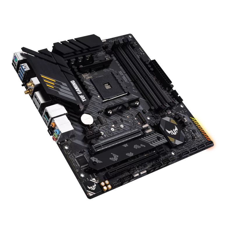ASUS TUF Gaming B550M-PLUS WiFi II | AMD AM4 Micro-ATX Motherboard | DDR4 4866+ | PCIe 4.0 | Dual M.2 | WiFi 6 | 2.5G LAN | For Ryzen 5000/3000 Series