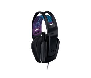 Logitech G335 Wired Gaming Headset | 40mm Neodymium Drivers | 3.5mm Universal Connection | Flip-to-Mute Mic | Suspension Headband with Reversible Strap | On-Ear Volume Roller | 240g | Discord Certified